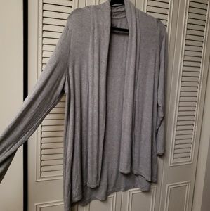 Gray cardigan long sleeve light